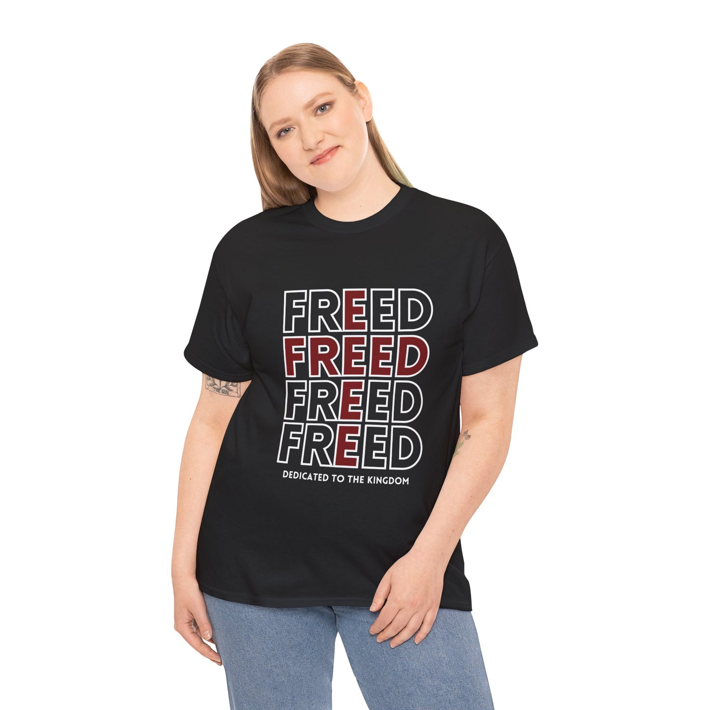 Freed Red Letter Cross Tee