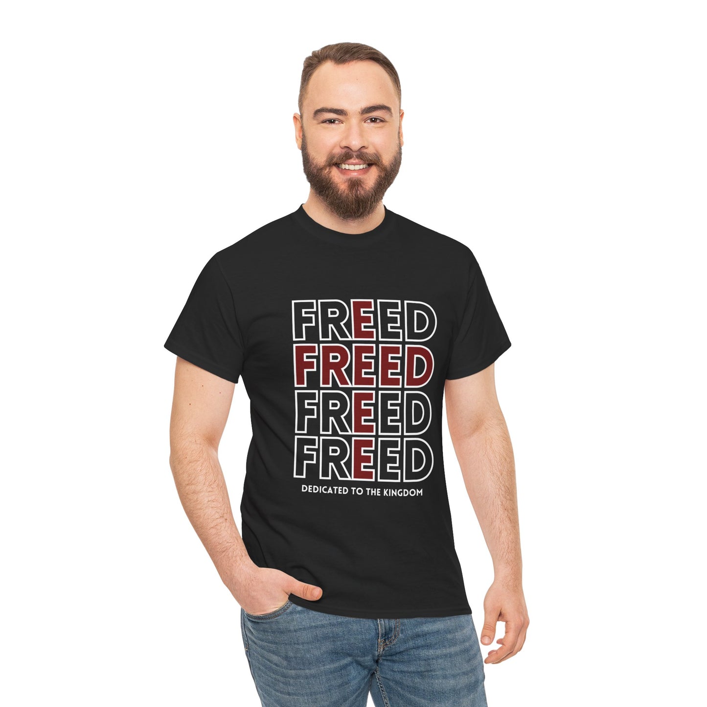 Freed Red Letter Cross Tee