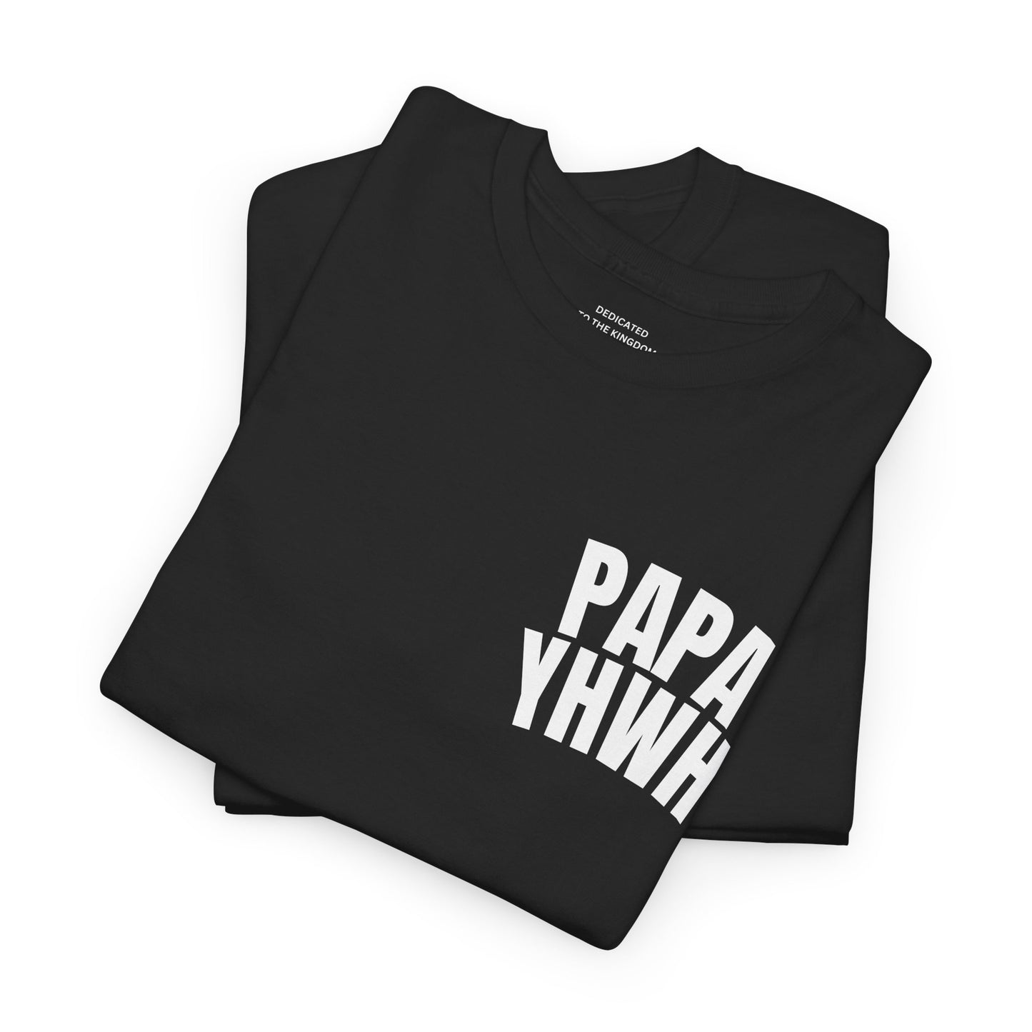Papa YHWH Black Tee (Small Print)