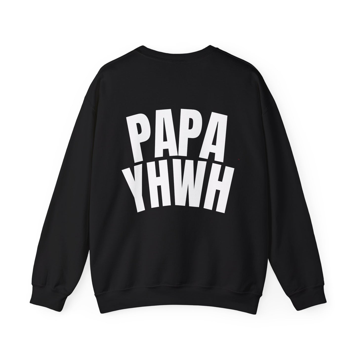 Papa YHWH Black Crewneck (Small Print)