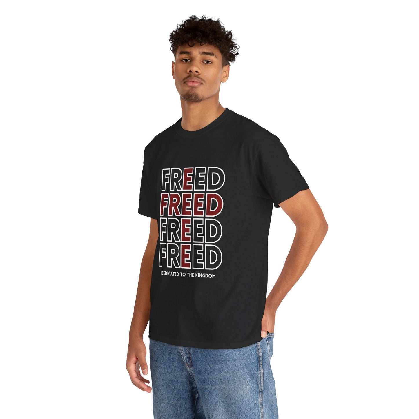 Freed Red Letter Cross Tee