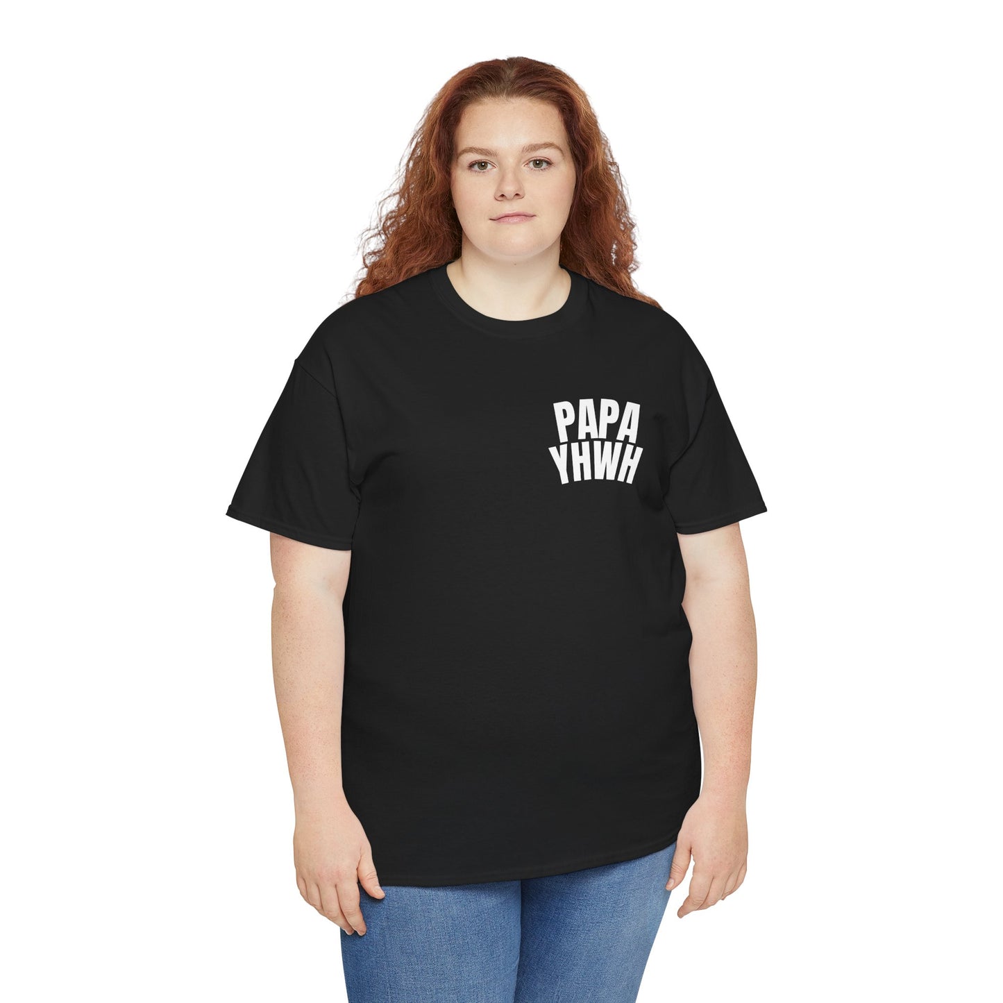 Papa YHWH Black Tee (Small Print)