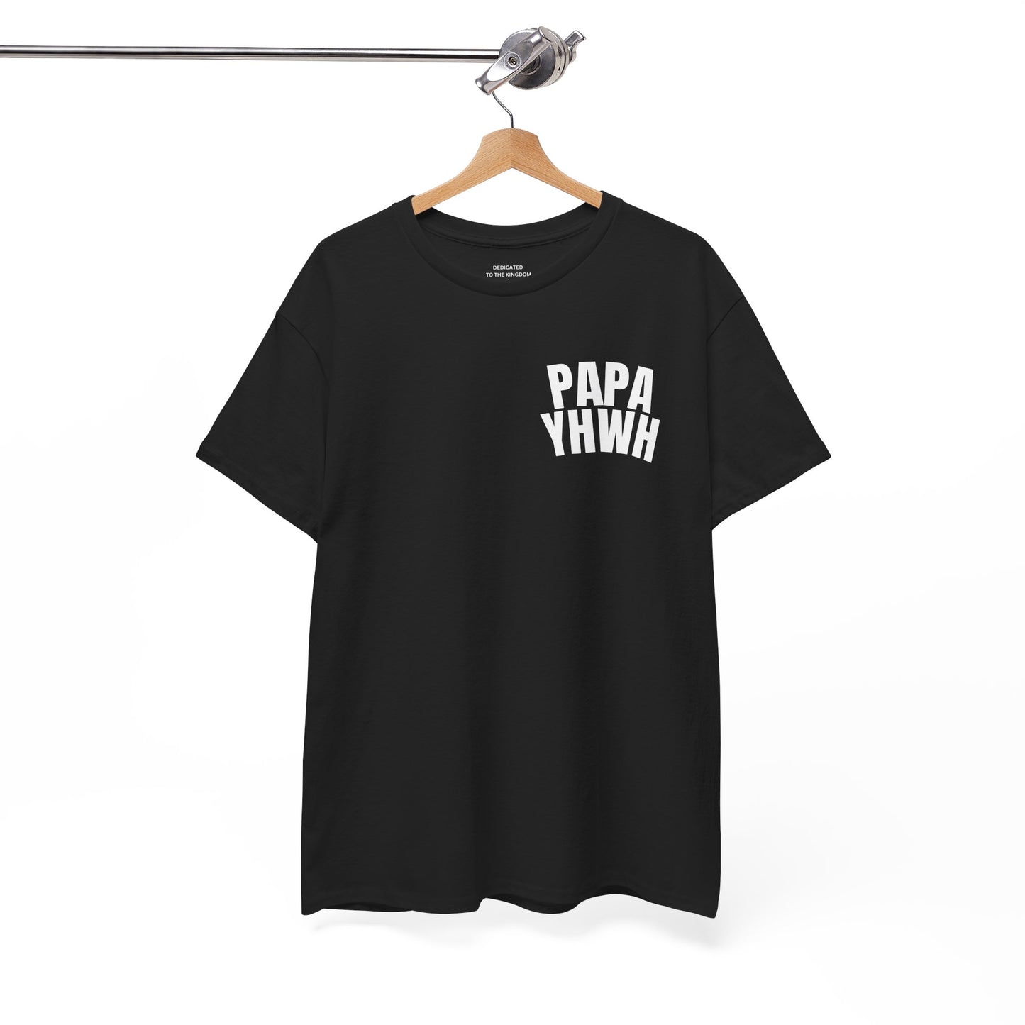 Papa YHWH Black Tee (Small Print)