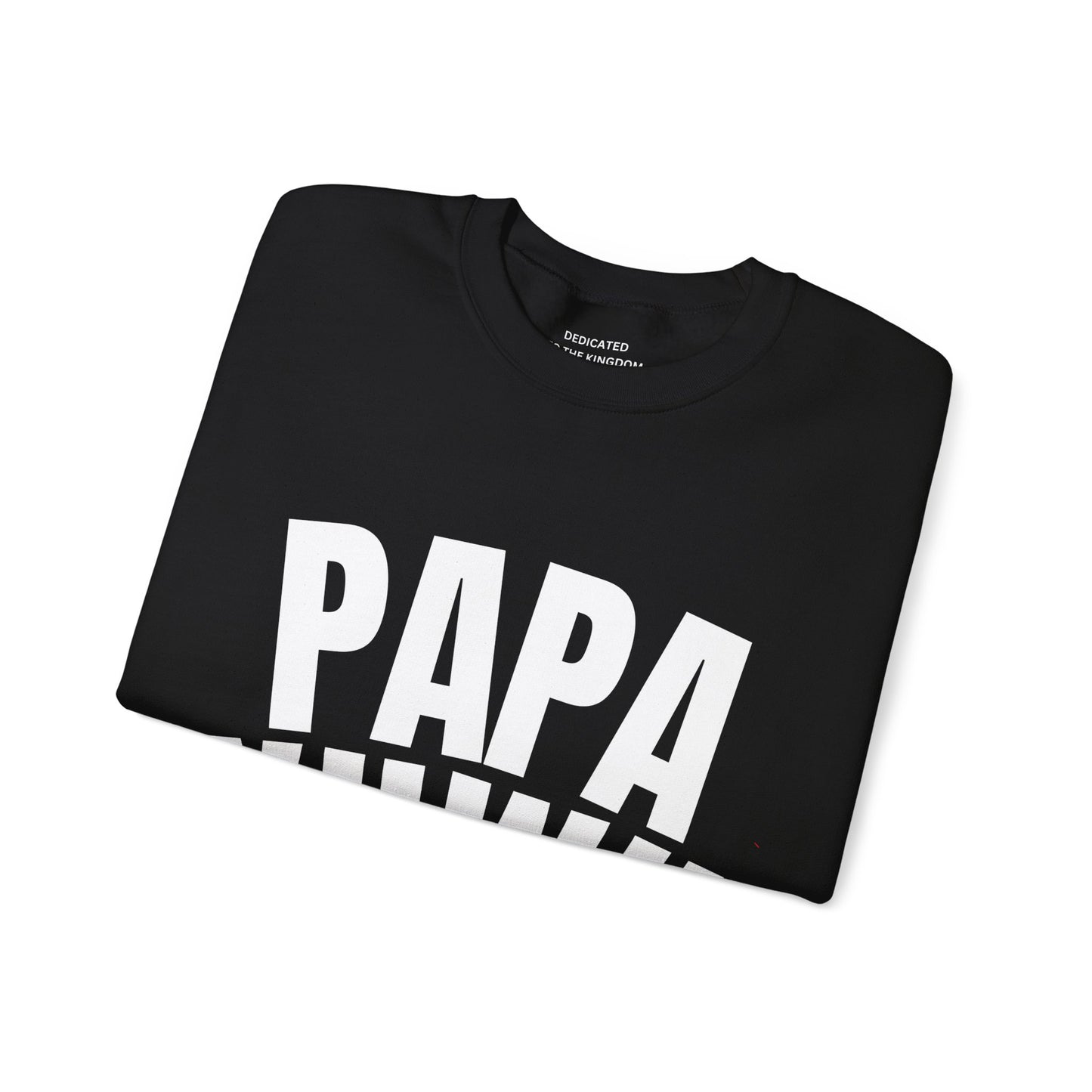 Papa YHWH Black Crewneck (Large Print)