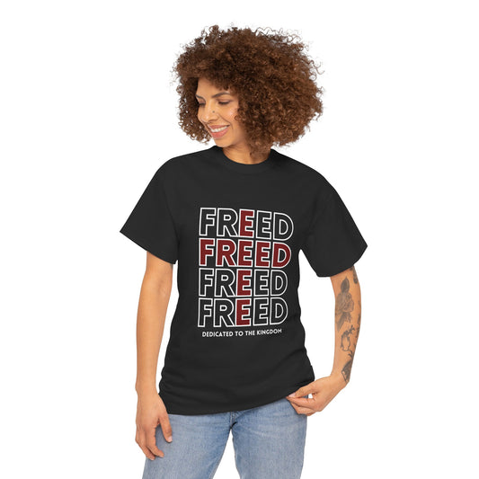 Freed Red Letter Cross Tee
