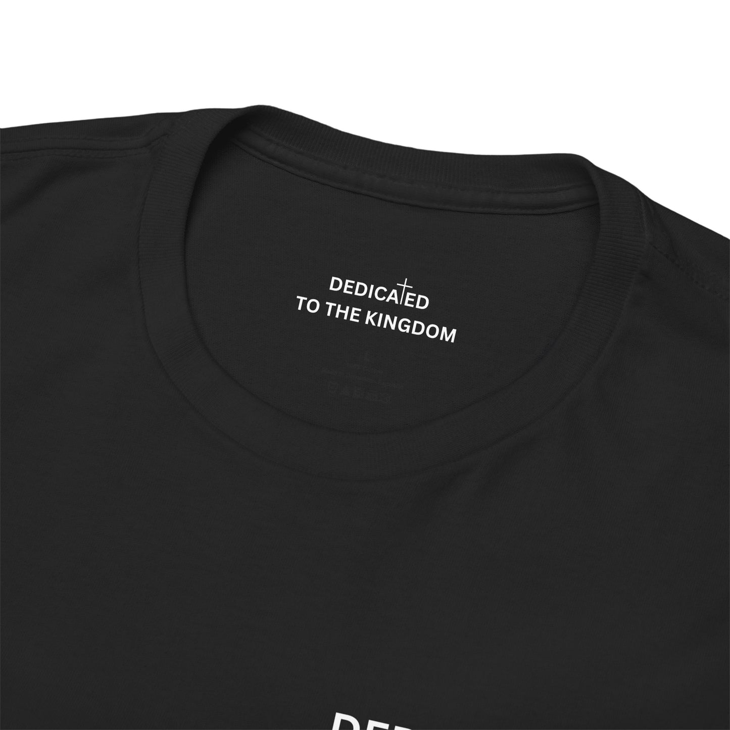 Dedicated to the Kingdom Small Print Tee (Black)