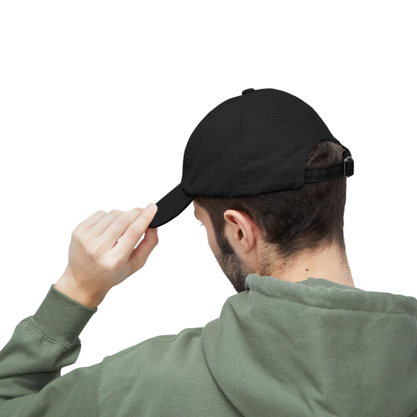 Papa YHWH Black Distressed Hat