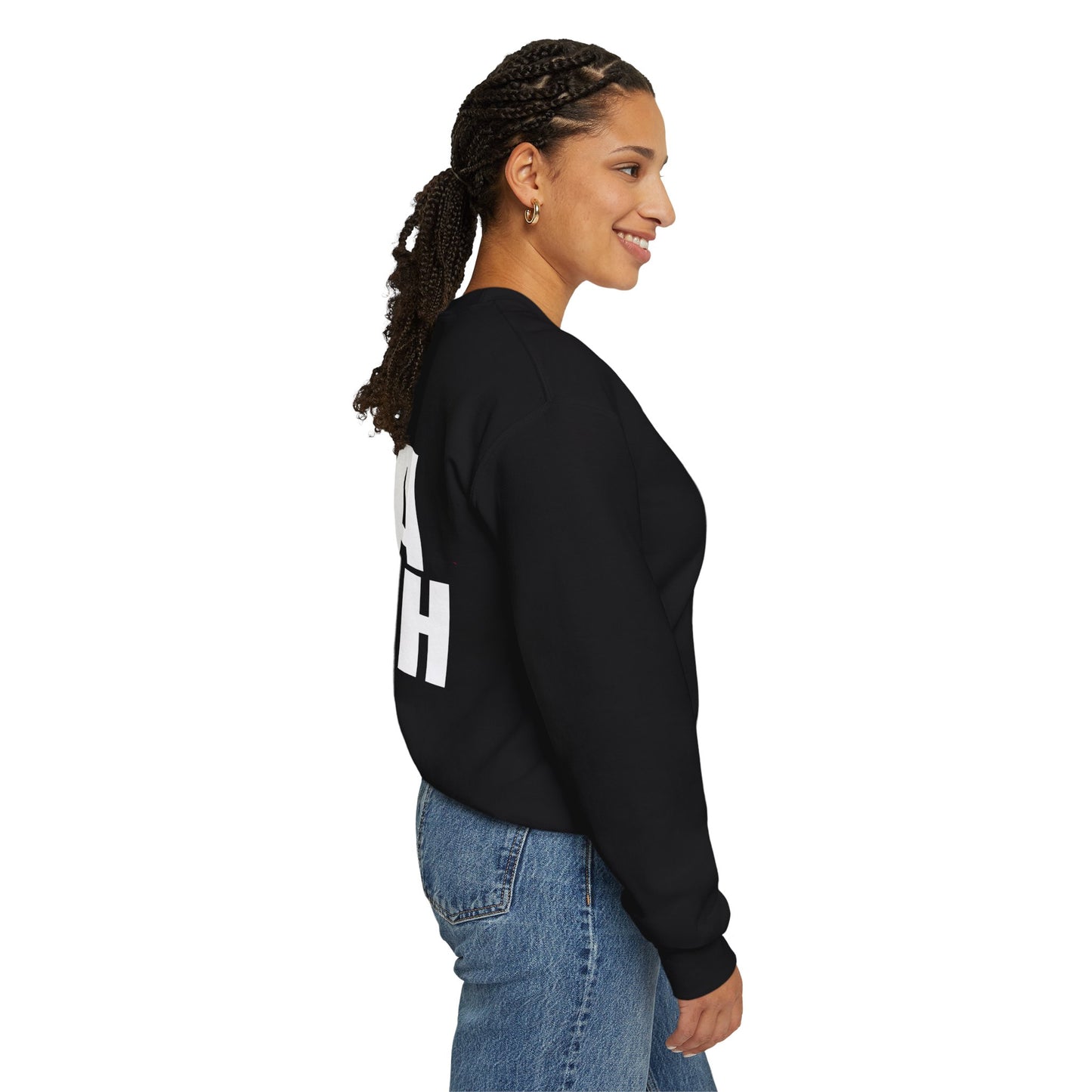 Papa YHWH Black Crewneck (Small Print)